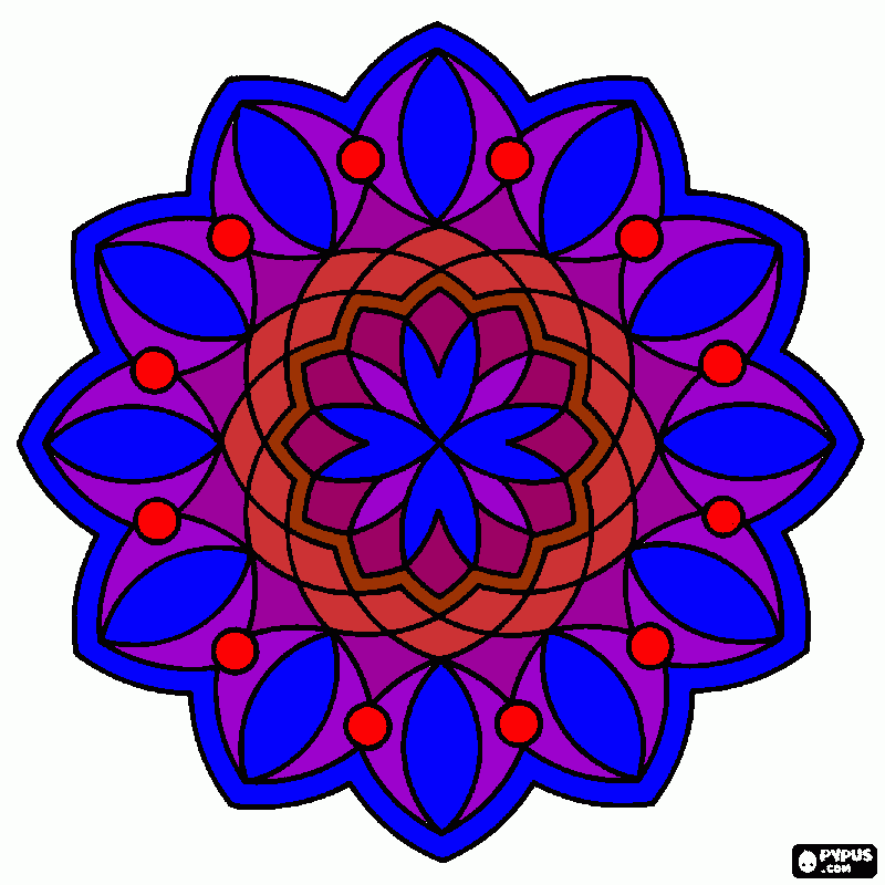 pinta Mandala Andrea F.Iris PO SVH