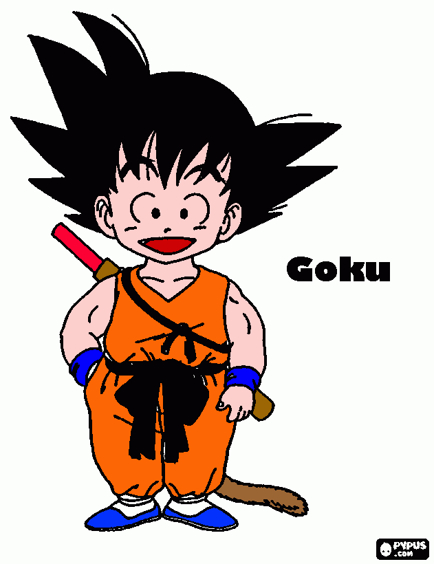 pinta NIL DIBUIX del Goku